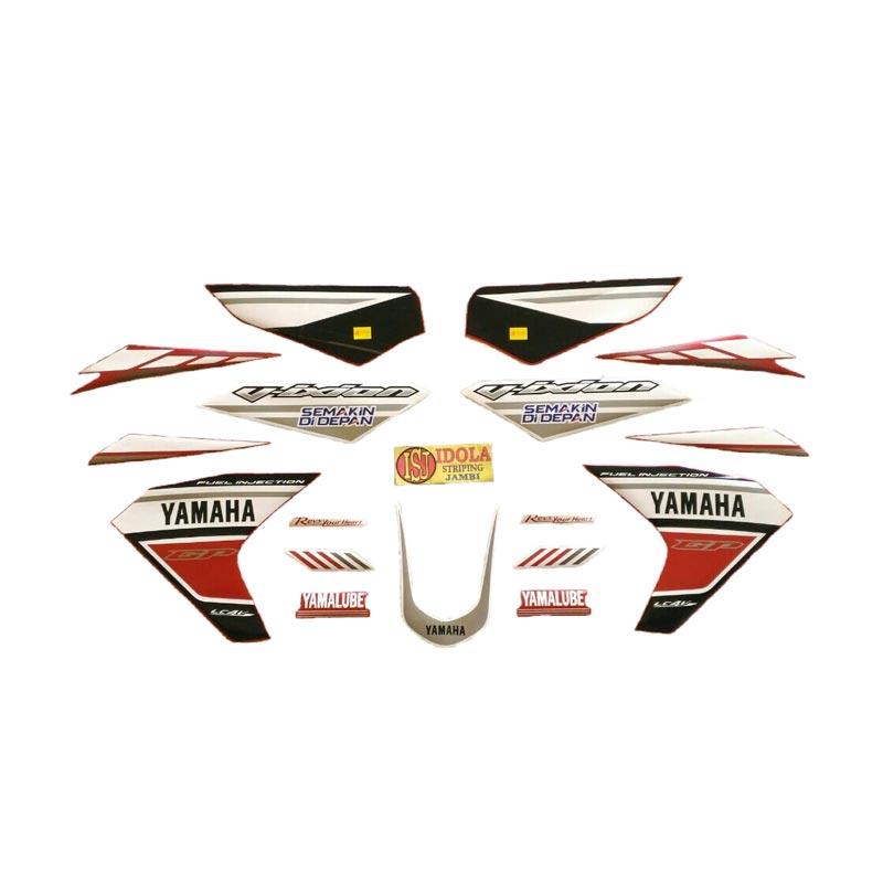 Jual Idola Striping Motor For Vixion Gp 2013 Full Merah Murah