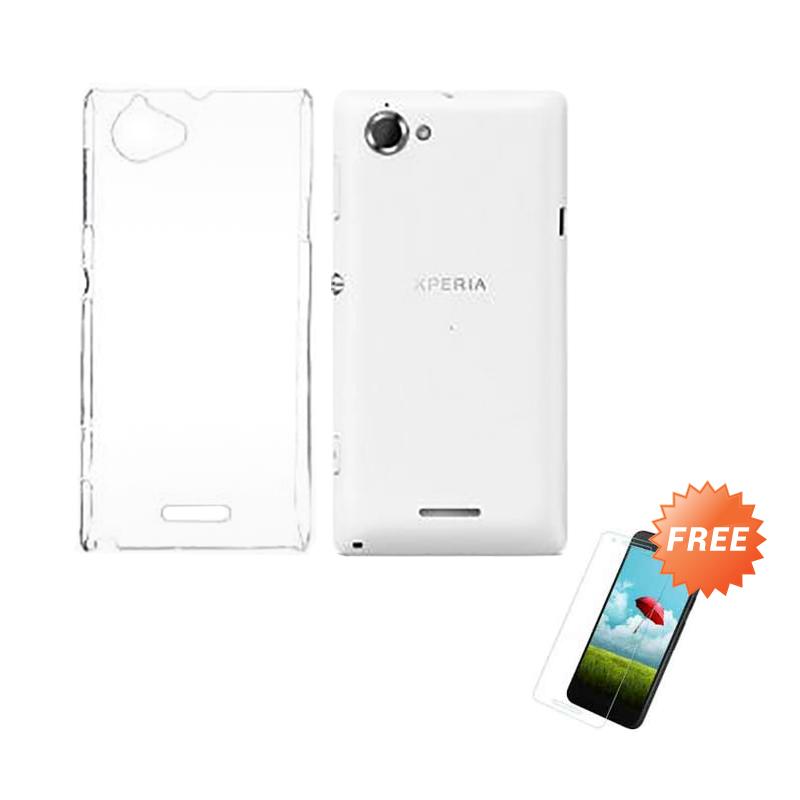 Jual OEM Crystal Hardcase Casing for Sony Xperia L C2105 - Clear + Free  Tempered Glass di Seller Mentari Grasindo - Cideng, Kota Jakarta Pusat |  Blibli