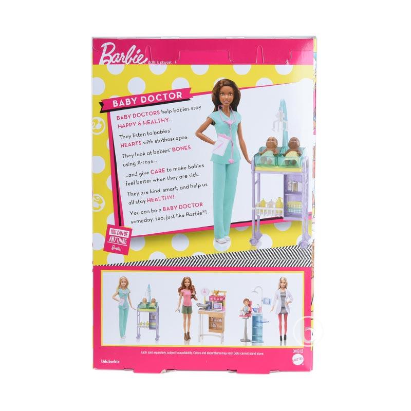 Jual Barbie Career Playset Baby Doctor Mainan Anak Dark Skin Online Oktober 2020 Blibli Com