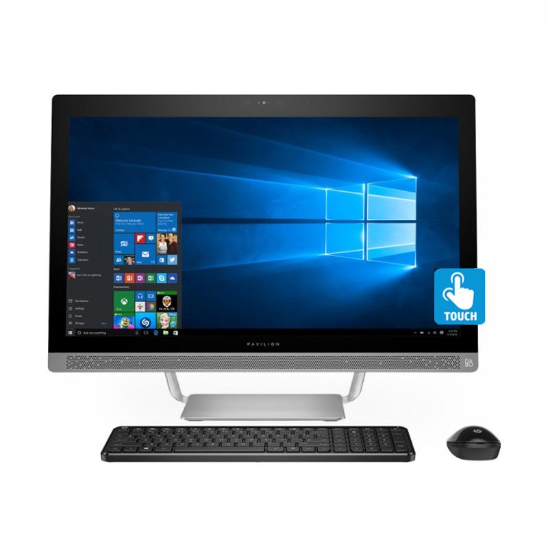 HP All In One 27-A274D Desktop PC White [Core i7-7700/16GB/2TB/24 Inch  FHD/Windows 10 SL]