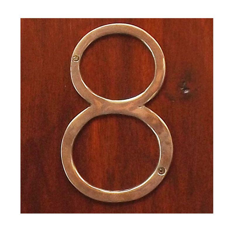 Jual Heritage Brass Number Plate Nomor 8 Kontemporer Alamat Rumah