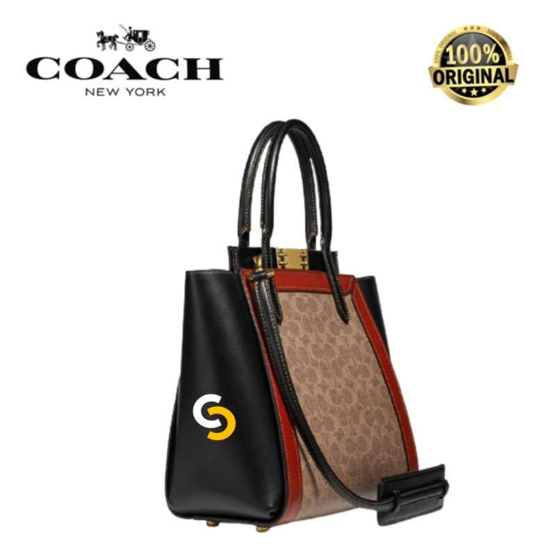 coach signature canvas women's troupe tote