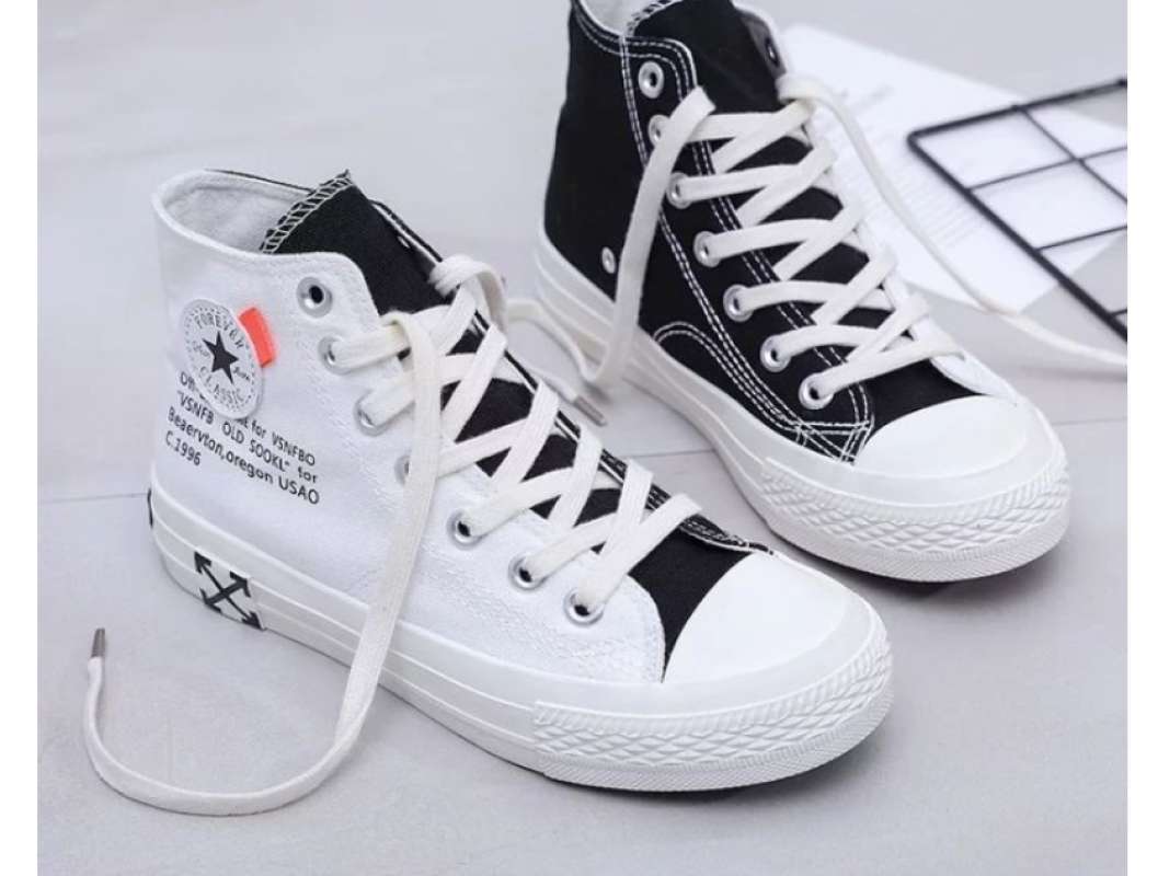 sepatu converse off white
