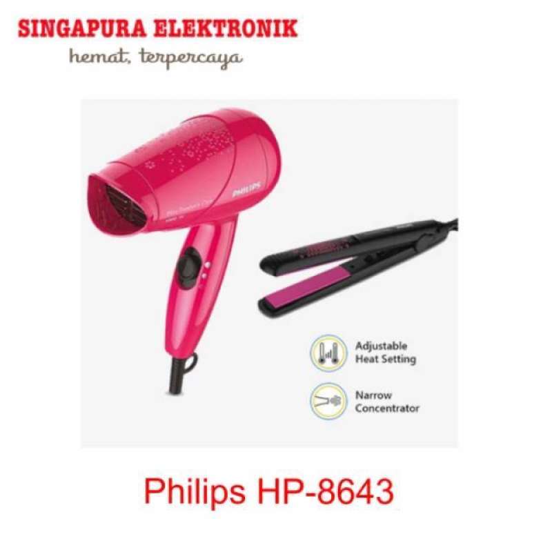 Jual Philips set catok hairdyer HP 8643 di Seller SINGAPURA