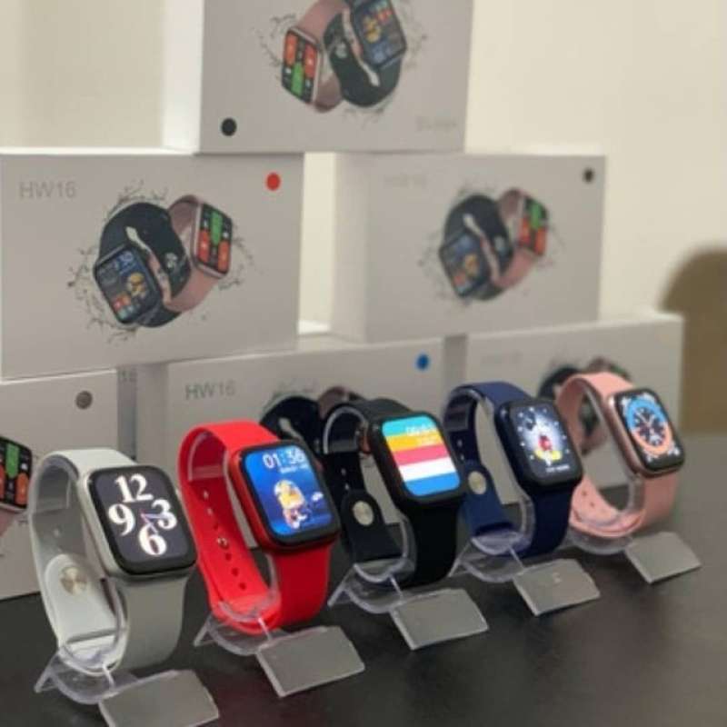 Promo HW12 HW16 Smartwatch Apple iWatch 6 Jam Tangan Pintar 44 40mm di  Seller SAHABAT DEKORASI - Kota Jakarta Barat, DKI Jakarta | Blibli