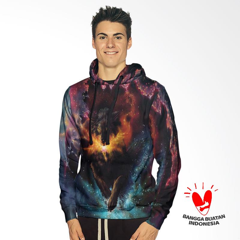 jaket hoodie 3d wolf