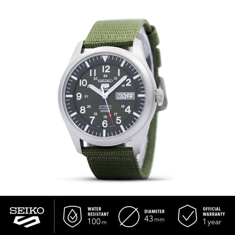 Promo Jam Tangan Pria SEIKO5 Military Automatic Sports SNZG09 di Seller  Seiko Official Store - Kota Jakarta Pusat, DKI Jakarta | Blibli