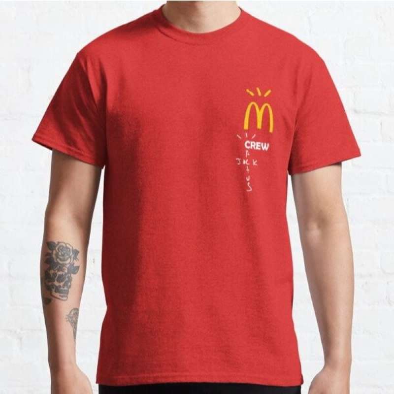 Kaos Mcdonald travis scott T-Shirt 