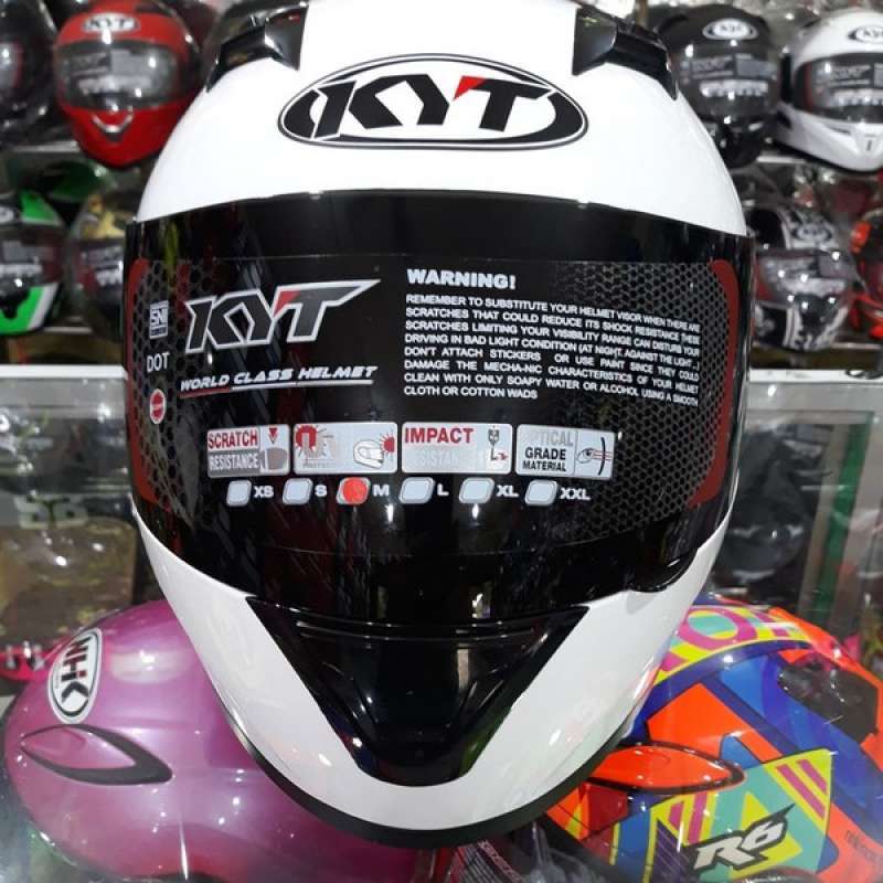 Jual Limited Helm Kyt R10 Solid White 