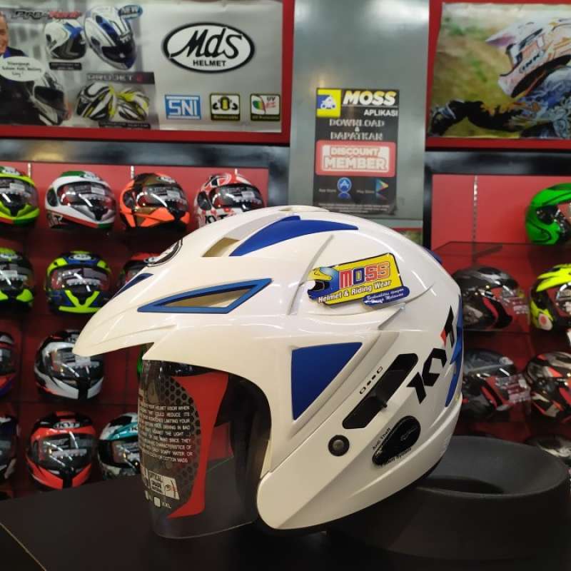 Jual Helm KYT Scorpion King Solid White 