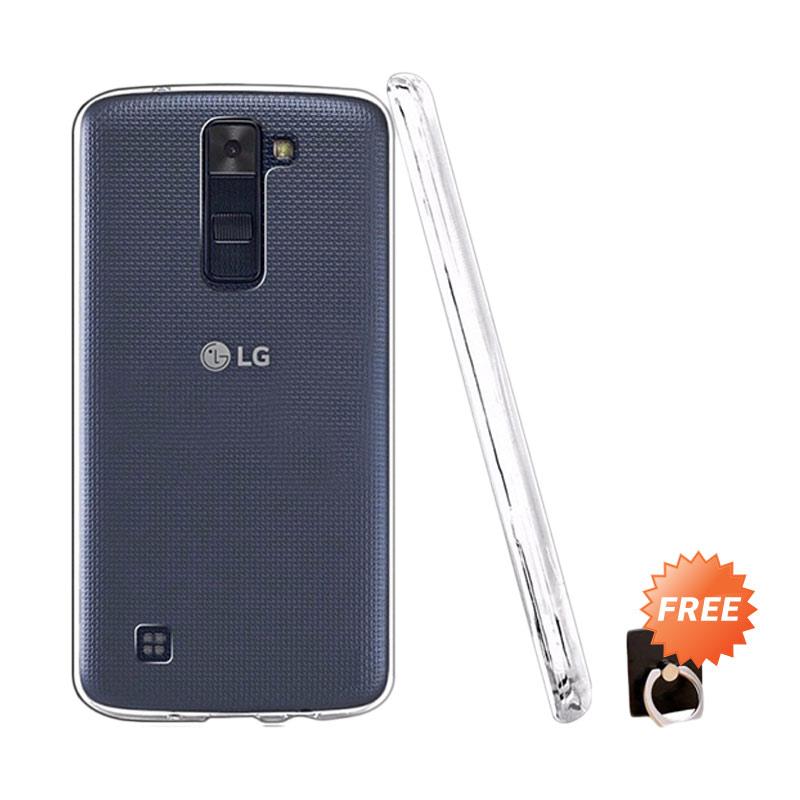 Jual Qcf Silikon Lg K10 2016 Ultrathin Lg K10 2016 Casing Lg K10 2016 Transparant Free 1pcs Holder Ring Stand Random Online September 2020 Blibli Com