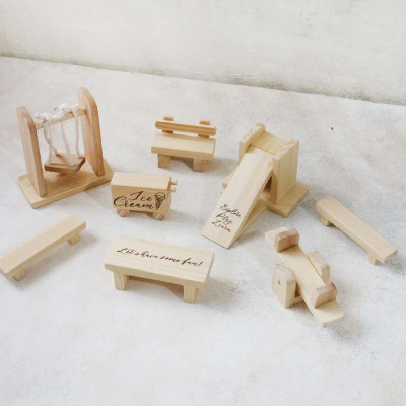Wooden Jigsaw Puzzle Playground, 88pcs.