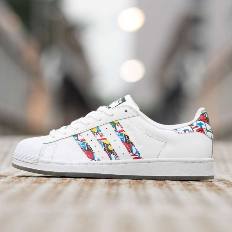 Jual ADIDAS SUPERSTAR CLR WHITE FLAG ORIGINAL di Seller ADZ