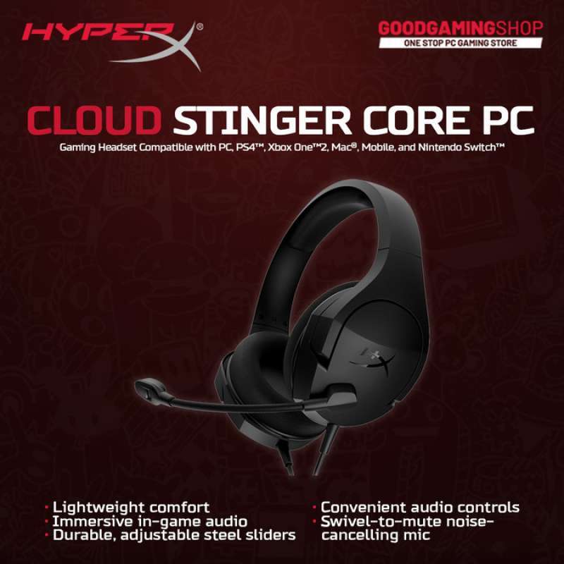 Jual HyperX Cloud Stinger Core PC - Gaming Headset di Seller METALIC - Kab.  Bekasi, Jawa Barat | Blibli