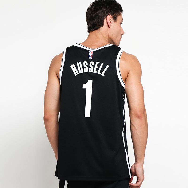 Nike Brooklyn Nets NBA DAngelo Russel 1 Mens Jersey Black Free Shipping  AJ4594-010 – Shoe Palace
