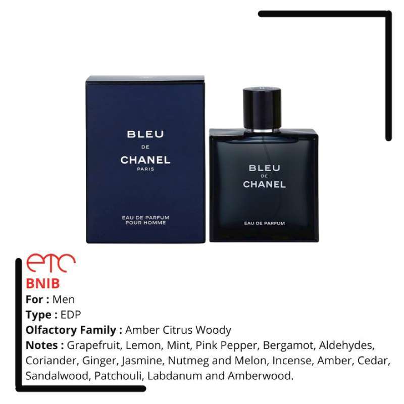 Chanel Bleu De Chanel Men Edp 100Ml 
