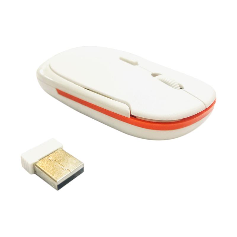 Jual Oem Ultra Thin Design Wireless Mouse For Laptop Macbook Notebook Support Windows 7 10 Online Oktober 2020 Blibli Com