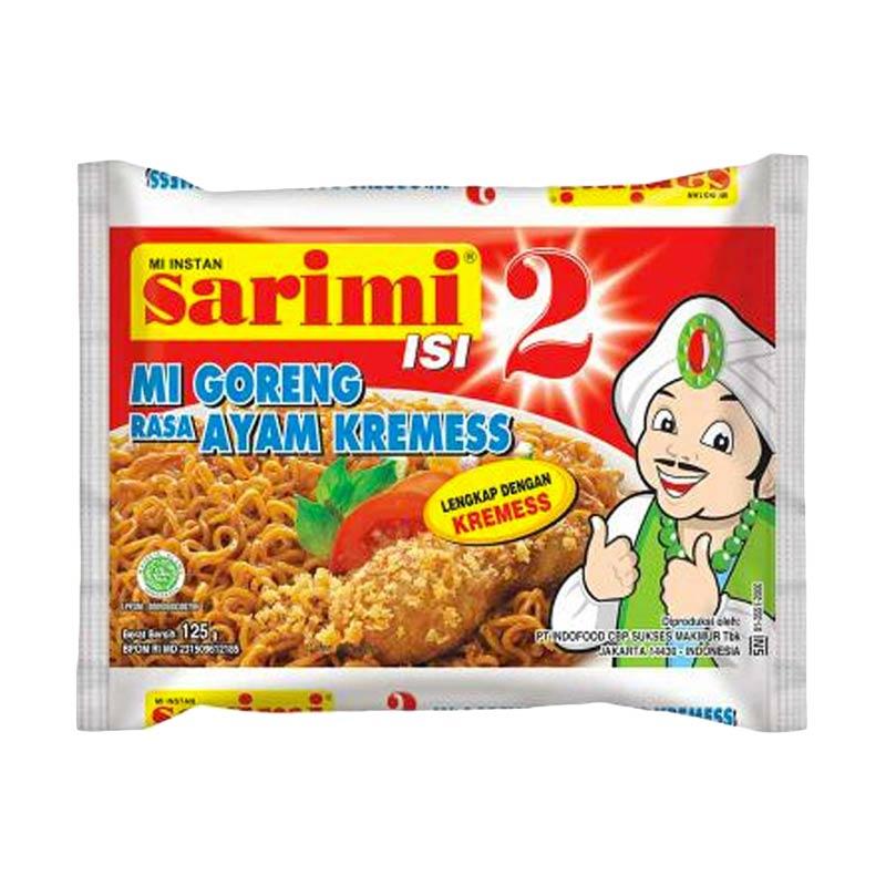 Jual Sarimi Goreng Ayam Kremes Mie Instan Isi 2 125 G Online September 2020 Blibli Com