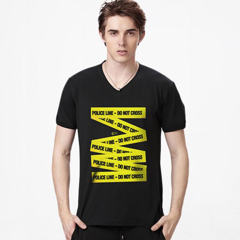 Jual Nakedlily Police Line T-Shirt Pria 