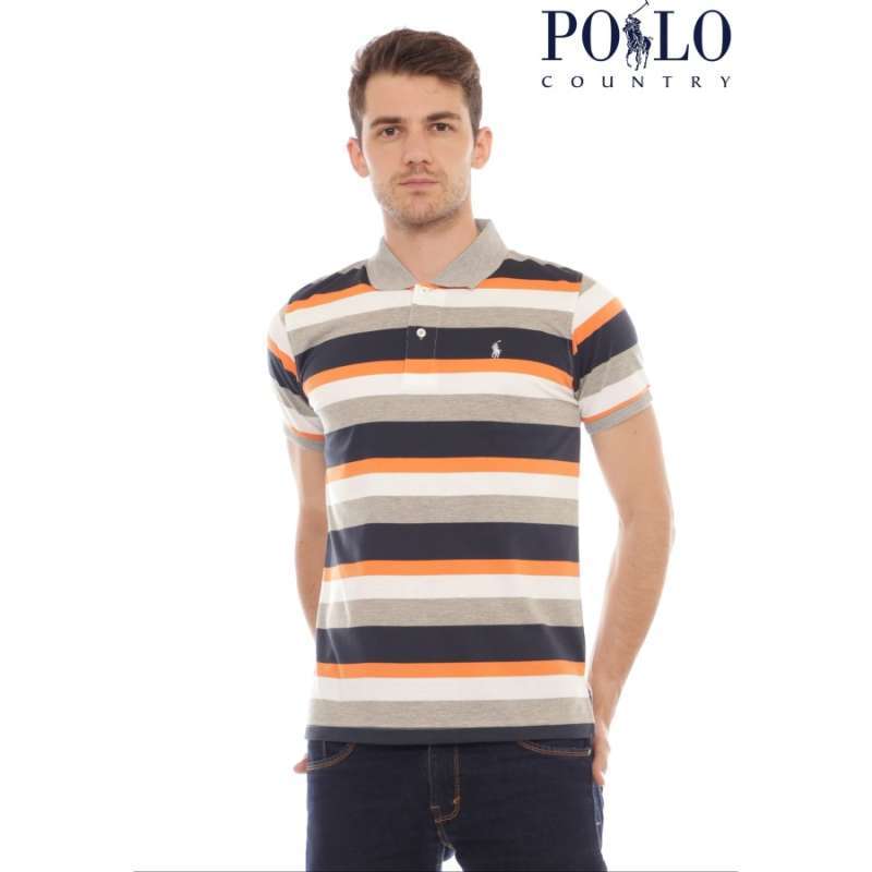 Promo [POLO COUNTRY] STRIPE POLO SHIRT 