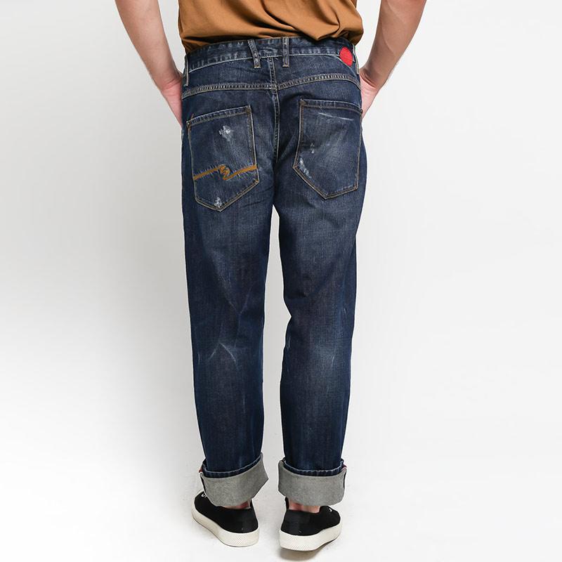 Jual Bushido Jeans Straight Cut Indigo Celana Jeans Pria - 31 Dark Blue  [BR003ABLD16] di Seller Bushido Jeans (Expired) - Indonesia | Blibli