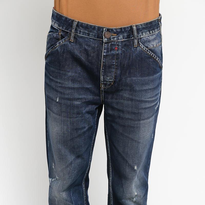 Jual Bushido Jeans Straight Cut Indigo Celana Jeans Pria - 31 Dark Blue  [BR003ABLD16] di Seller Bushido Jeans (Expired) - Indonesia | Blibli