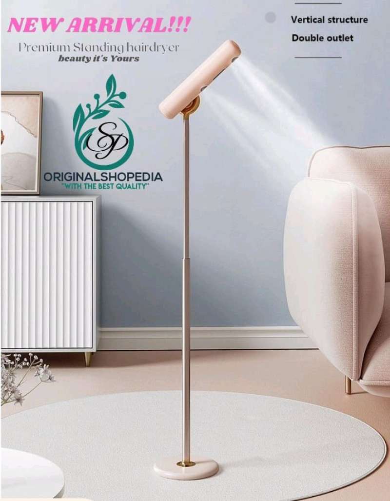 Floor hair dryer top