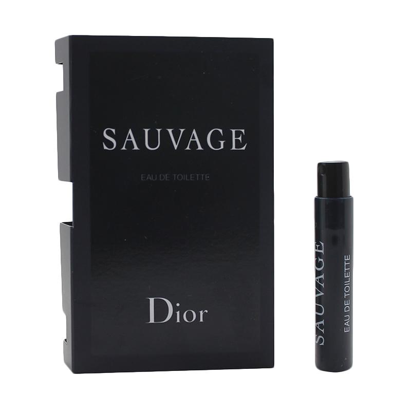 Christian Dior Sauvage Man Vial EDT Parfum Pria [1 mL]