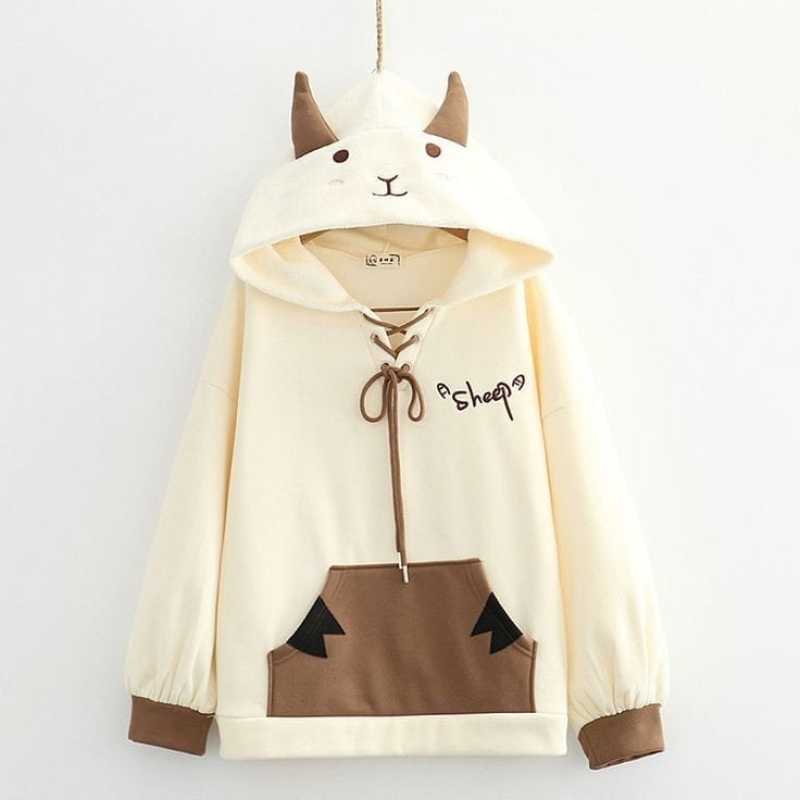 Sheep hoodie best sale with ears