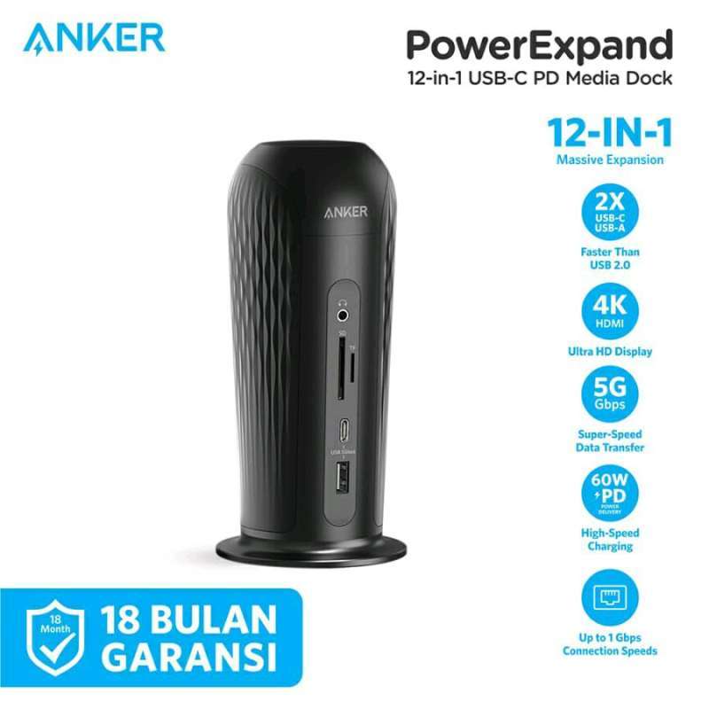 Anker PowerExpand Elite 12-in-1 Dock Anker PowerExpand 9-in Anker PowerExpand Elite 12-in-1 Dock Anker PowerExpand 9-in