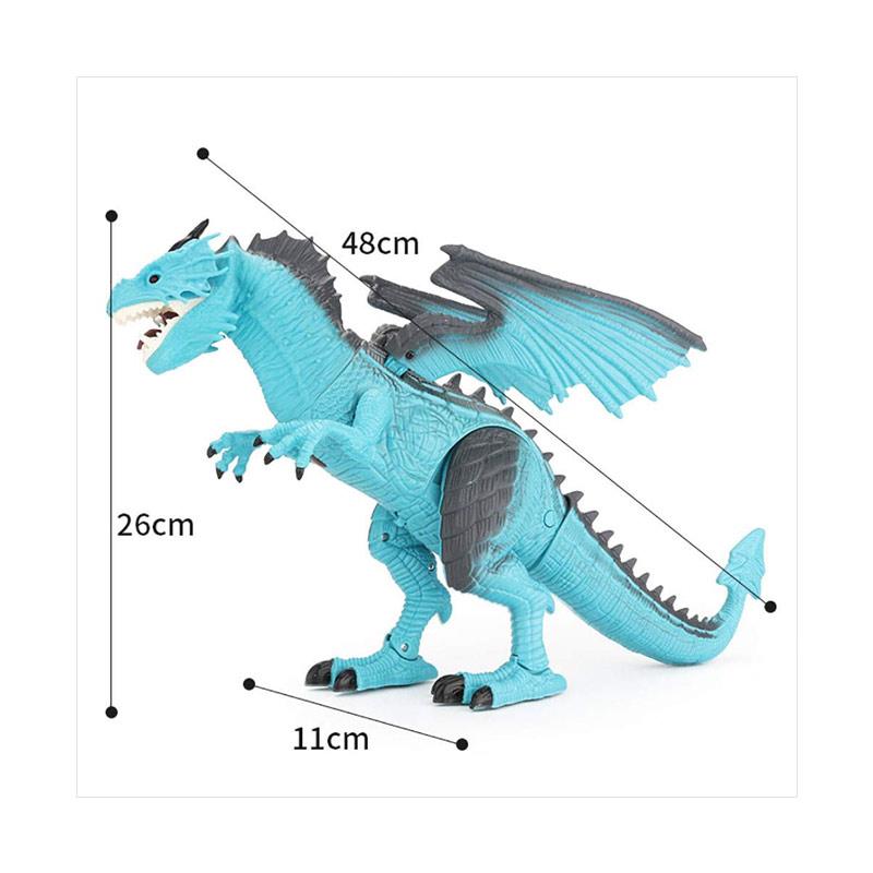 blue remote control dinosaur