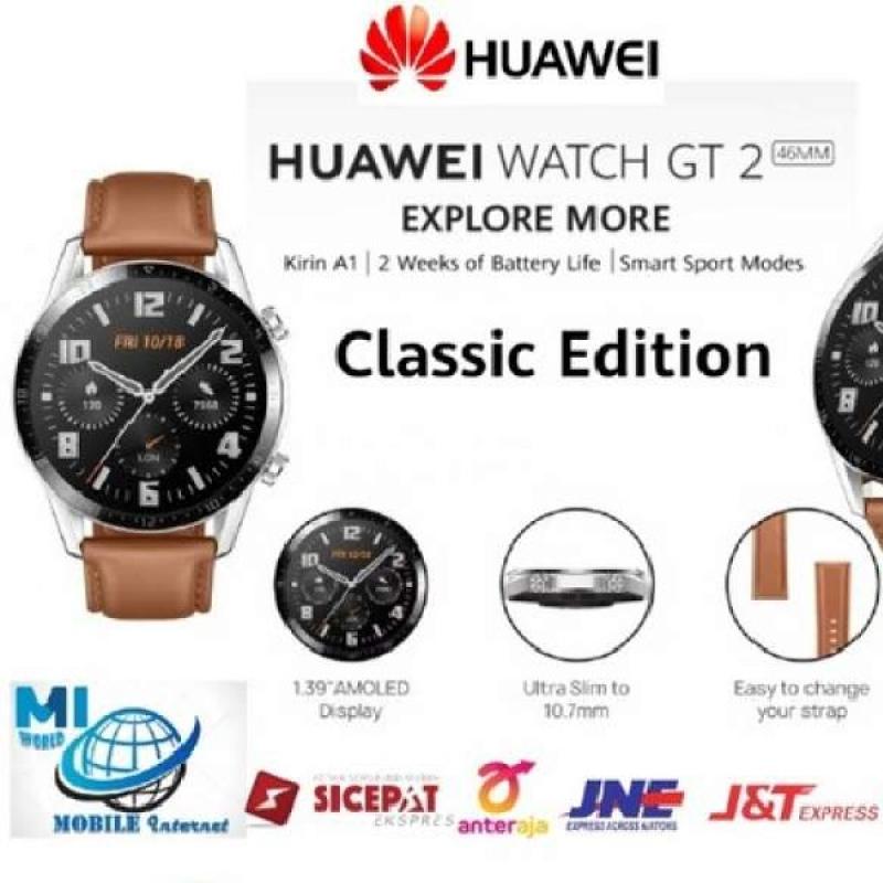 Promo Huawei Smart Watch Gt 2 46Mm Classic Gt2 46 Stainless-Brown-Coklat di  Seller Jump Market - Kota Jakarta Barat, DKI Jakarta | Blibli