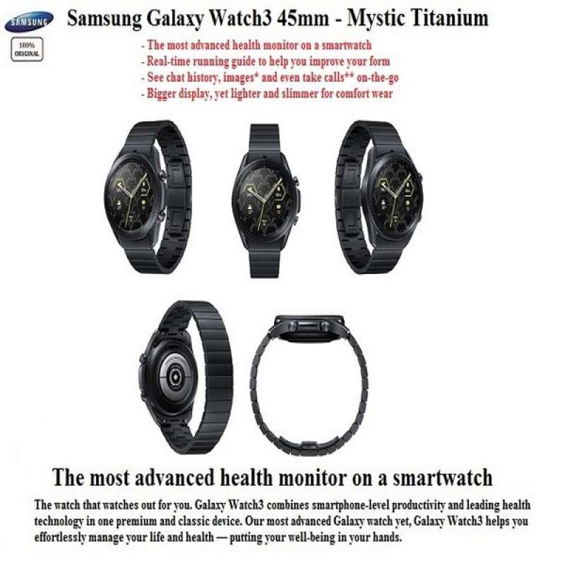 Jual Samsung Galaxy Watch3 45Mm 
