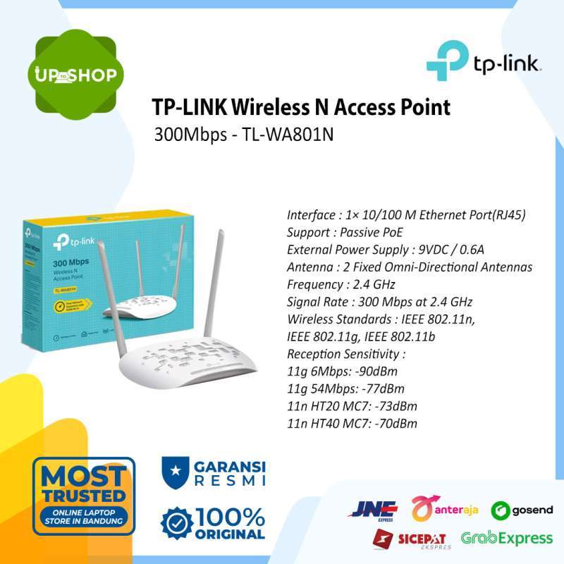 Jual TP-LINK TL-WA801N 300Mbps Wireless N Access Point di Seller Up To Shop  Official Store - Up To Shop - Kota Bandung