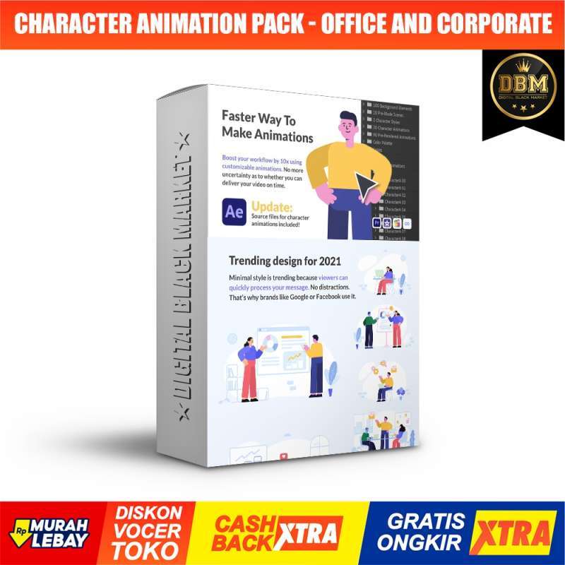 Jual Character Animation Pack - Office and Corporate - After Effects Project Files di Seller DIGITAL BLACK MARKET - Bahagia, Kab. Bekasi | Blibli Jual Character Animation Pack - Office and Corporate - After Effects Project Files di Seller DIGITAL BLACK MARKET - Bahagia, Kab. Bekasi | Blibli