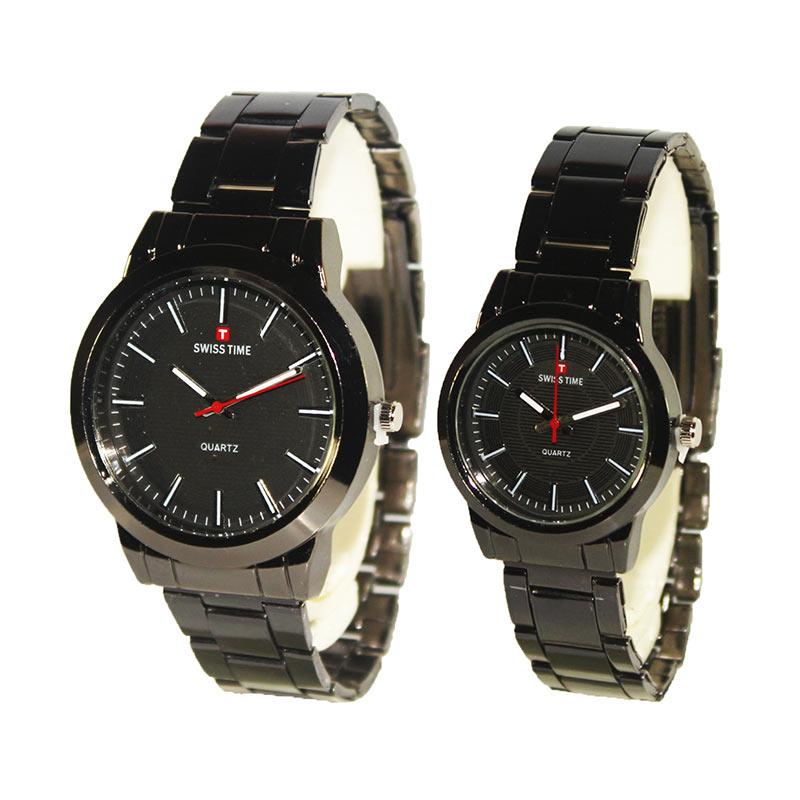 Swiss Army SA 4018-41 Analog Jam Tangan Couple - Hitam
