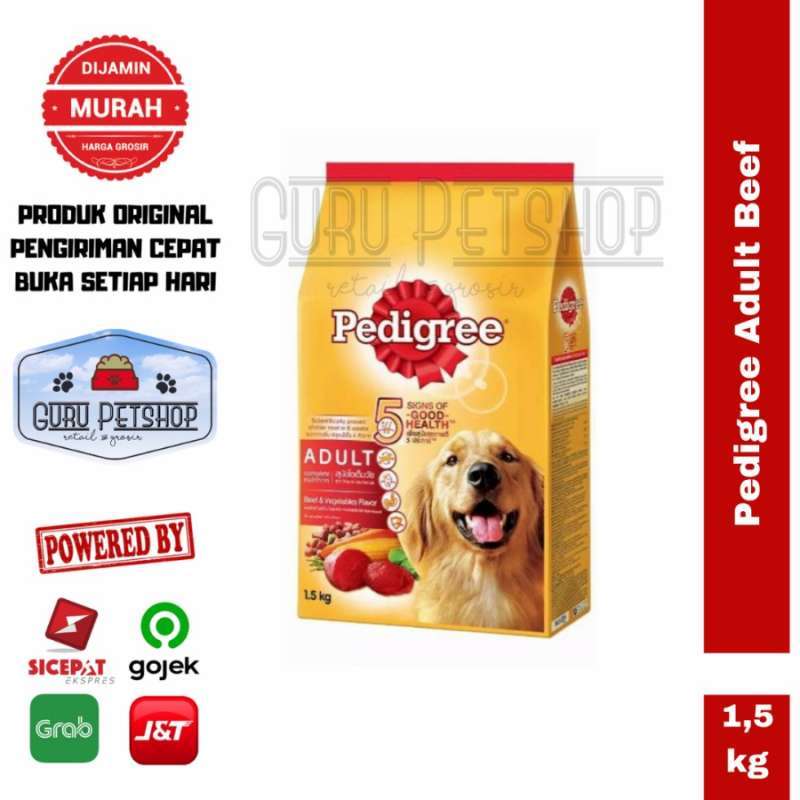 Harga pedigree 20kg sales