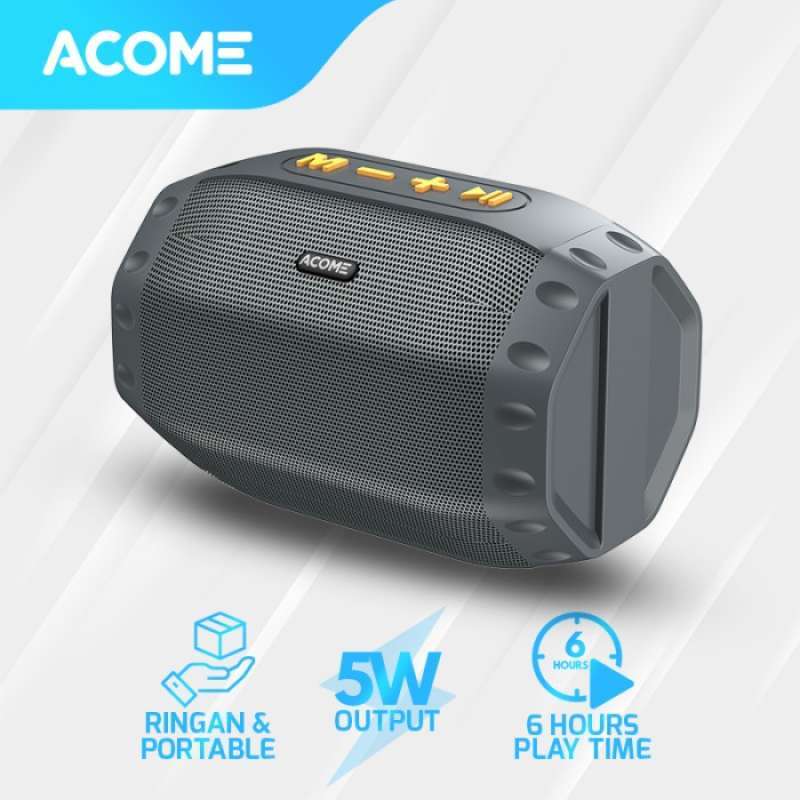 Promo ACOME Speaker Bluetooth 5.0 Hi-Fi 