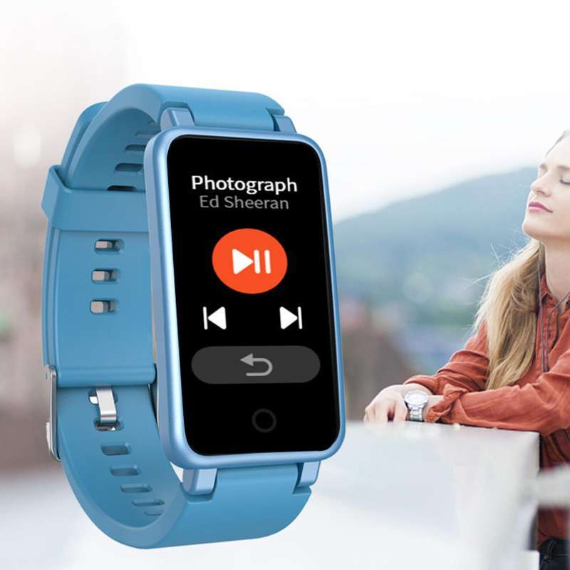 Smart watch waterproof blue Clearance