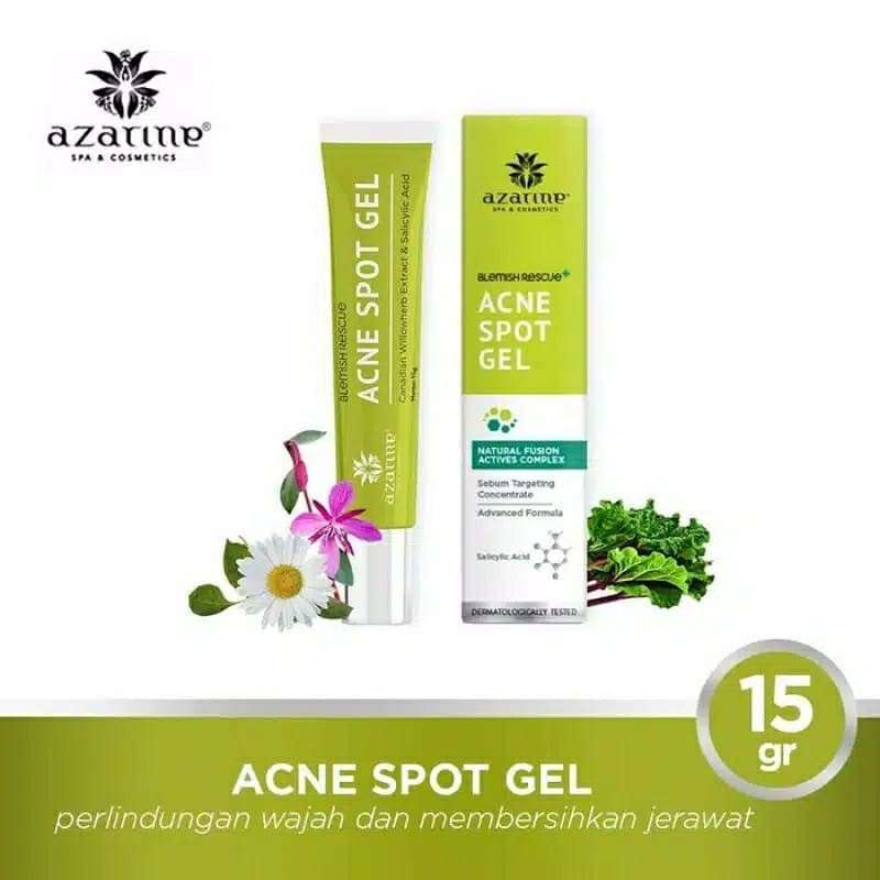AZARINE Acne Spot Gel 15g Azarin Obat Totol Jerawat Gel Alami Acne Series  Prilly Latuconsina Ori