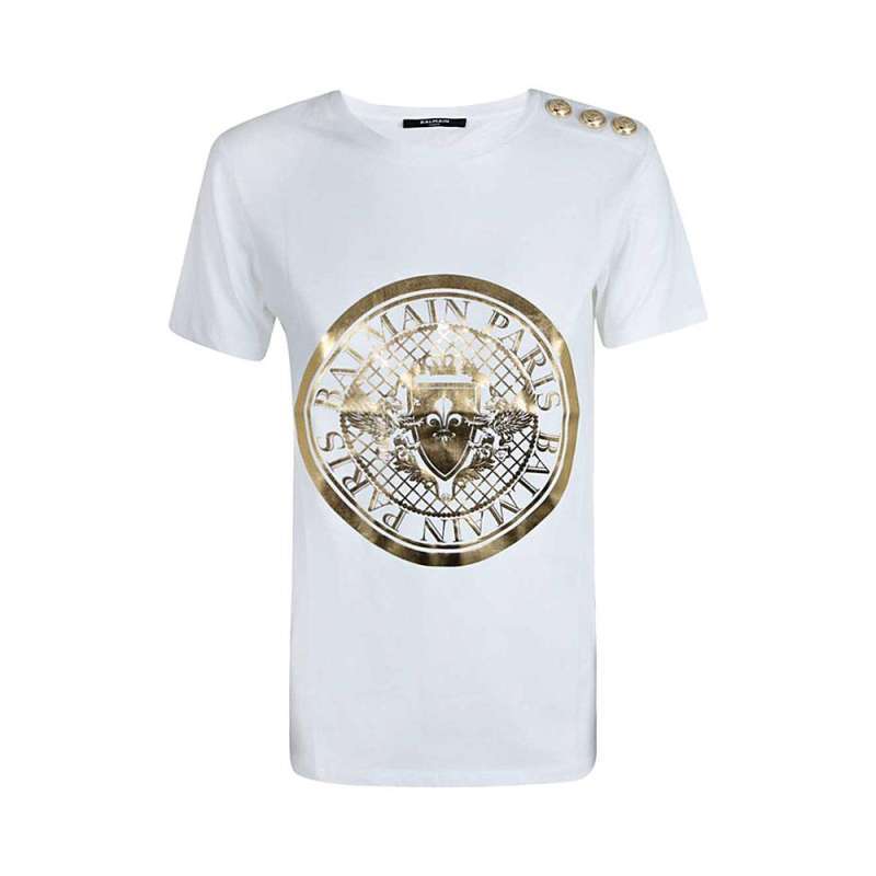 Jual Balmain T-Shirt Medallion Print 