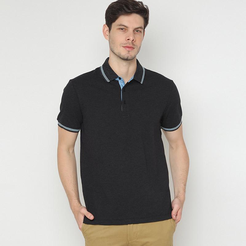Minarno Striped Collar 07 Polo Shirt 