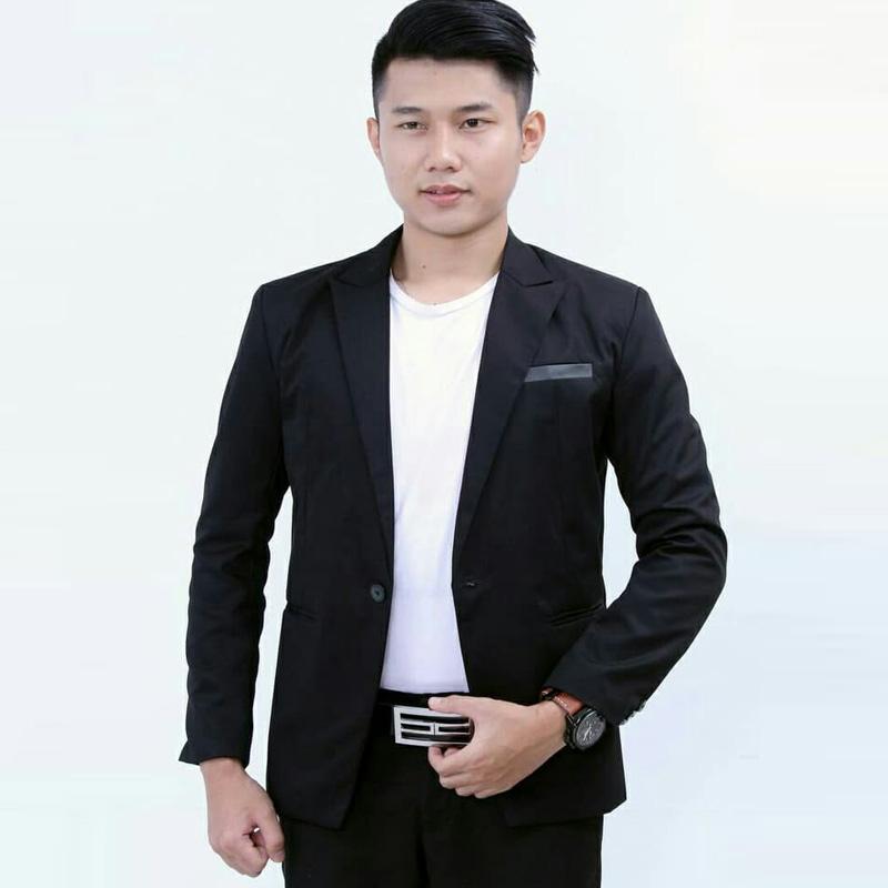 Jual Nikayu Premium Style Formal Semiformal Jas Pria Black