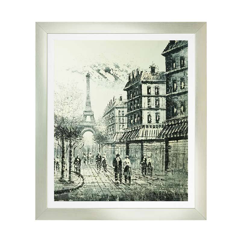 Jual Nestudio Wall Art Painting Paris A Lukisan Online November 2020 Blibli Com