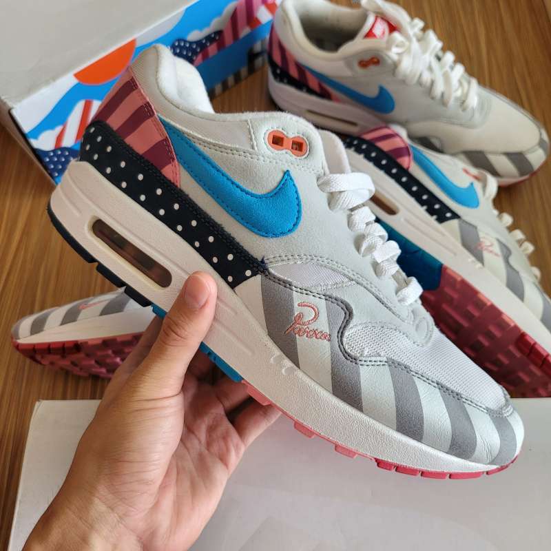 Nike Air Max 1 Parra 2018 curry off white black white patta waves aqua