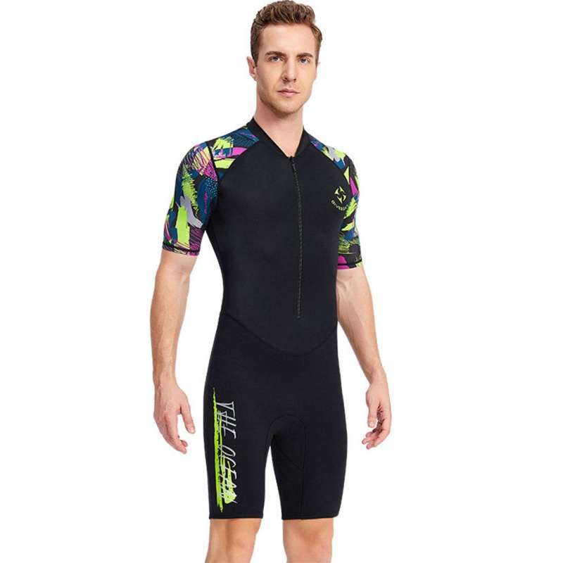 Men Wetsuit 1.5mm Jumpsuit Dive Suit 