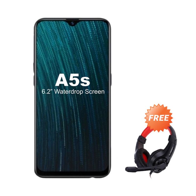 Jual OPPO A5S Smartphone [32GB/ 3GB] + 