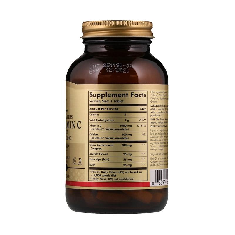 Jual Solgar Ester C Plus Vitamin C 1 000 Mg Suplemen Original Usa 90 Tab Online November 2020 Blibli