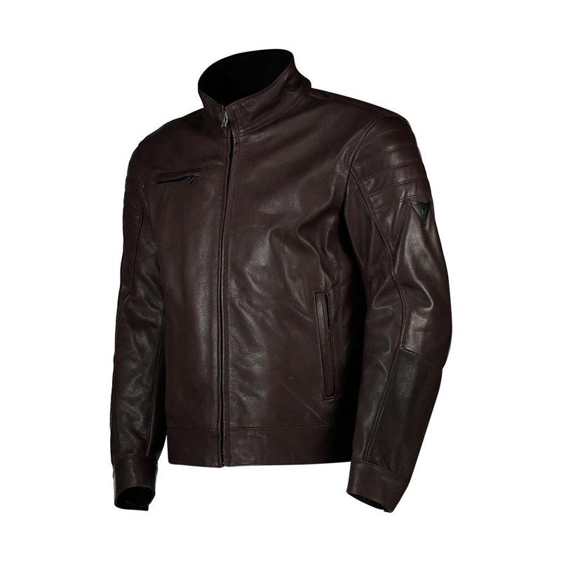 Dainese bryan leather clearance jacket black