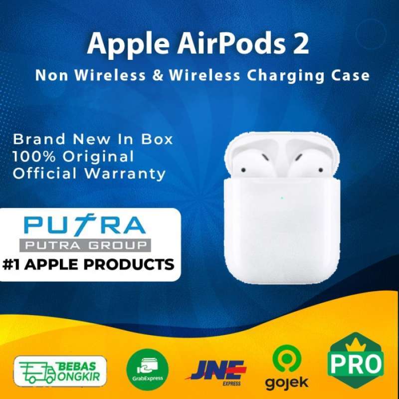 Promo Apple AirPod 2 2019 w/ Wireless Charging Case Garansi 1 Tahun AirPods  di Seller Cana brian - Kota Jakarta Barat, DKI Jakarta | Blibli